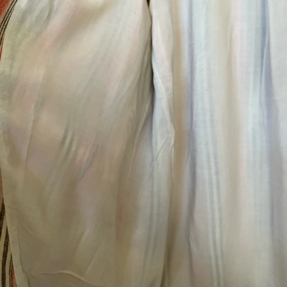 Free People Pink and Cream Striped Blazer - Picture 6 of 12